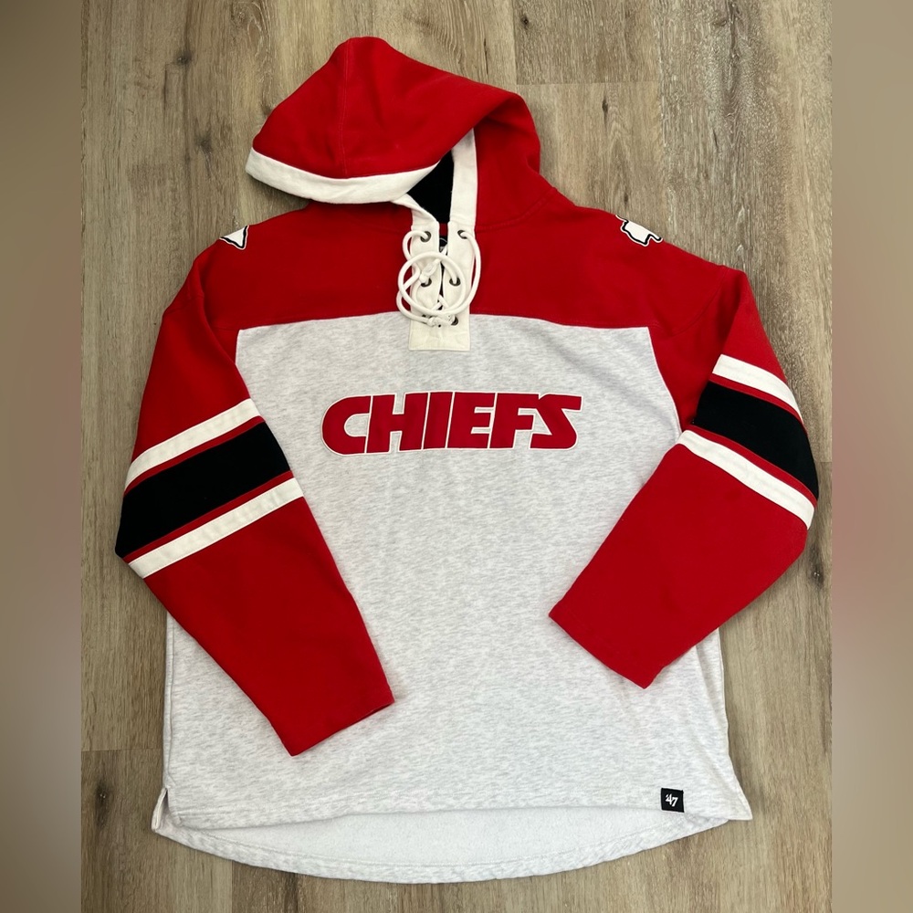Kansas City Chiefs ‘47 Hockey Style Hoodie